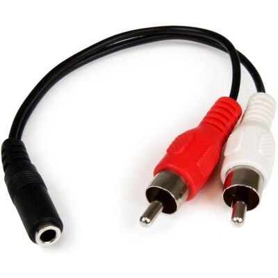 OEM MicroConnect Adaptador 3.5mm Hembra a 2xRCA 0.2m OEM MicroConnect Adaptador 3.5mm Hembra a 2xRCA 0.2m
