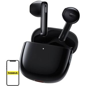 Auriculares Baseus Bowie WX5 inalámbricos Bluetooth 5.3 con micrófonos y carga rápida negros Auriculares Baseus Bowie WX5 inalámbricos Bluetooth 5.3 con micrófonos y carga rápida negros