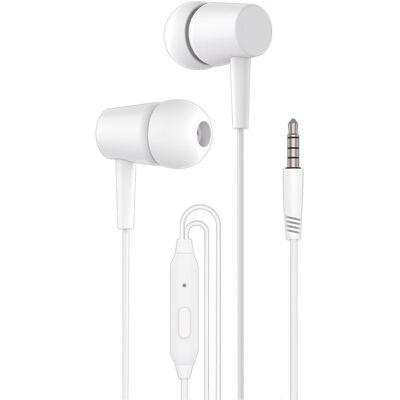 Cool Bear Stereo Auriculares 3,5 mm con Micrófono Blancos Cool Bear Stereo Auriculares 3,5 mm con Micrófono Blancos