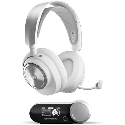 SteelSeries Arctis Nova Pro Wireless Auriculares Gaming Inalámbricos Cancelación de Ruido XBOX Blancos SteelSeries Arctis Nova Pro Wireless Auriculares Gaming Inalámbricos Cancelación de Ruido XBOX Blancos