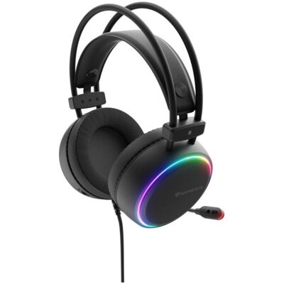 Auriculares Genesis con cable RGB, micrófono flexible y sonido de alta fidelidad para gaming Auriculares Genesis con cable RGB, micrófono flexible y sonido de alta fidelidad para gaming