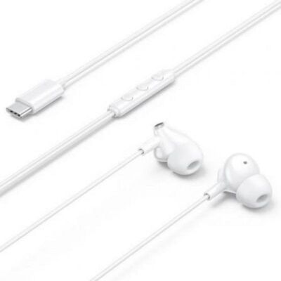 Auriculares Vention Echo Lite con cable USB-C Micrófono intraurales blancos Auriculares Vention Echo Lite con cable USB-C Micrófono intraurales blancos