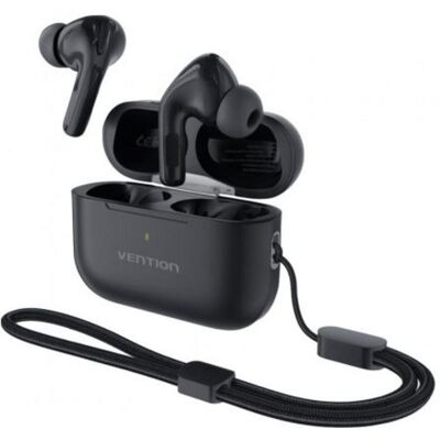 Auriculares Vention Echo Lite E11 Pro inalámbricos Bluetooth 6.0 con Cancelación de Ruido negros Auriculares Vention Echo Lite E11 Pro inalámbricos Bluetooth 6.0 con Cancelación de Ruido negros