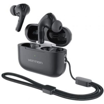 Auriculares Vention Echo Lite E11 Plus inalámbricos Bluetooth autonomía 30h negros Auriculares Vention Echo Lite E11 Plus inalámbricos Bluetooth autonomía 30h negros