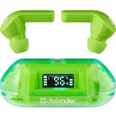 Audífonos inalámbricos Defender TWINS 916 - Estéreo, 4h, Verde Audífonos inalámbricos Defender TWINS 916 - Estéreo, 4h, Verde