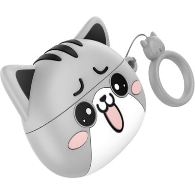 Auriculares Hoco EW48 inalambricos Bluetooth para llamadas, control tactil y Siri, funda gato Auriculares Hoco EW48 inalambricos Bluetooth para llamadas, control tactil y Siri, funda gato