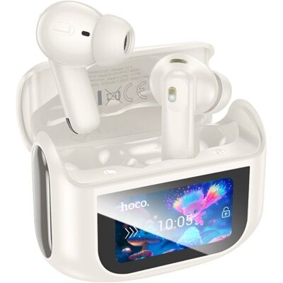 Auriculares Hoco EQ21 inalambricos Bluetooth para musica con Cancelacion de Ruido blancos Auriculares Hoco EQ21 inalambricos Bluetooth para musica con Cancelacion de Ruido blancos