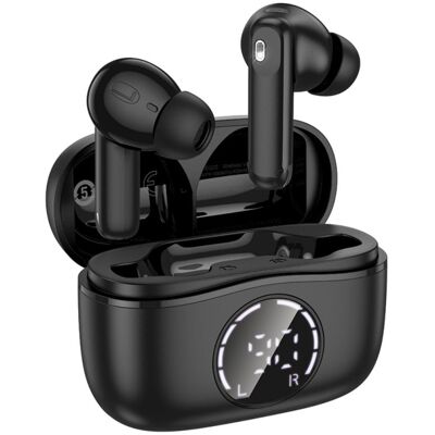 Auriculares Hoco EQ22 inalambricos Bluetooth in-ear con Cancelacion de Ruido Negro Auriculares Hoco EQ22 inalambricos Bluetooth in-ear con Cancelacion de Ruido Negro