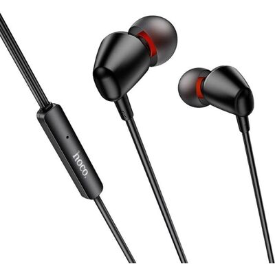 Auriculares Hoco M107 con cable Jack 3,5 mm Micrófono Control por cable Negros Auriculares Hoco M107 con cable Jack 3,5 mm Micrófono Control por cable Negros
