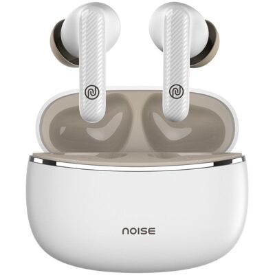 Auriculares Noise Aura inalámbricos Bluetooth para uso diario y llamadas, color blanco Auriculares Noise Aura inalámbricos Bluetooth para uso diario y llamadas, color blanco