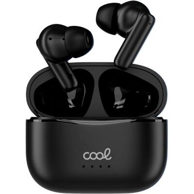 Auriculares Cool Bound inalámbricos Bluetooth Hi-Fi con pantalla LED y powerbank negros Auriculares Cool Bound inalámbricos Bluetooth Hi-Fi con pantalla LED y powerbank negros