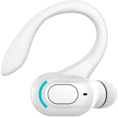 Auriculares Cool Midway inalámbricos Bluetooth con micrófono y botón de control blancos Auriculares Cool Midway inalámbricos Bluetooth con micrófono y botón de control blancos