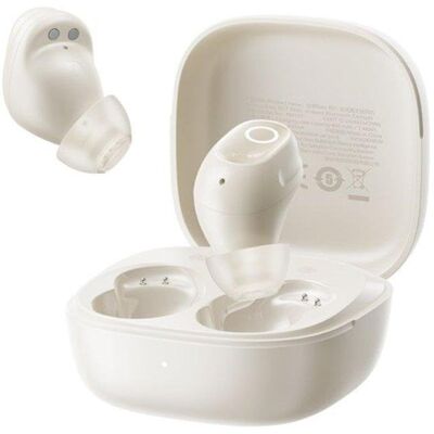 Auriculares Baseus Bass BD1 inalámbricos Bluetooth para uso diario con refuerzo de graves y resistencia IP55 blancos Auriculares Baseus Bass BD1 inalámbricos Bluetooth para uso diario con refuerzo de graves y resistencia IP55 blancos
