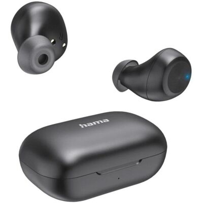Auriculares Hama Spirit Chop II inalámbricos Bluetooth TWS para deporte con micrófono negros Auriculares Hama Spirit Chop II inalámbricos Bluetooth TWS para deporte con micrófono negros