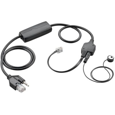 Auriculares Poly APV-63 con cable para telefonía, diseño ergonómico negro Auriculares Poly APV-63 con cable para telefonía, diseño ergonómico negro