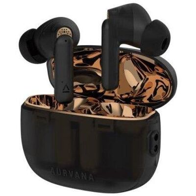 Auriculares Creative Aurvana Ace 2 inalámbricos Bluetooth 5.3 con Cancelación Activa de Ruido, micrófono y protección IPX5, negros y cobre Auriculares Creative Aurvana Ace 2 inalámbricos Bluetooth 5.3 con Cancelación Activa de Ruido, micrófono y protección IPX5, negros y cobre