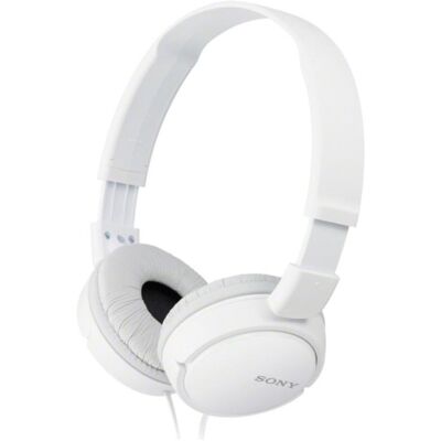 Auriculares Sony MDR-ZX110 con cable, conexión alámbrica, uso para música, blancos Auriculares Sony MDR-ZX110 con cable, conexión alámbrica, uso para música, blancos