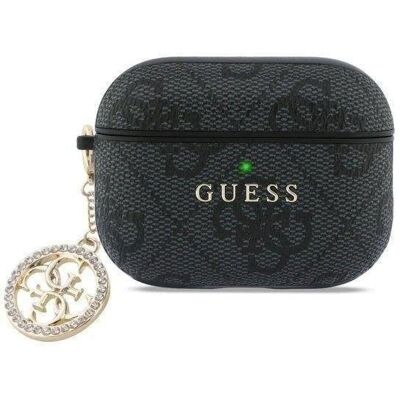 Funda Guess AirPods 3 Negro Estampado Clásico Policarbonato Funda Guess AirPods 3 Negro Estampado Clásico Policarbonato