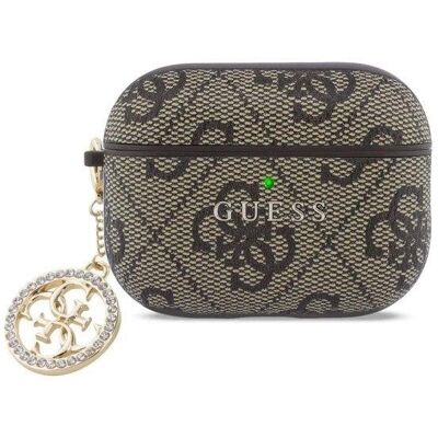 Funda Guess para AirPods 3 - Carcasa Marrón con Estampado Clásico Funda Guess para AirPods 3 - Carcasa Marrón con Estampado Clásico