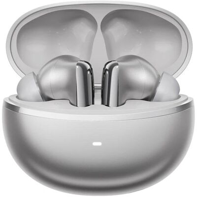 Auriculares QCY MeloBuds N70 Lite inalámbricos Bluetooth con Cancelación de Ruido, Micrófono AI y resistencia IPX5 Titanium Auriculares QCY MeloBuds N70 Lite inalámbricos Bluetooth con Cancelación de Ruido, Micrófono AI y resistencia IPX5 Titanium