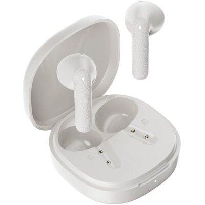 Auriculares QCY T41 inalámbricos Bluetooth 5.4 con Cancelación de Ruido, IPX4 y 35h batería blancos Auriculares QCY T41 inalámbricos Bluetooth 5.4 con Cancelación de Ruido, IPX4 y 35h batería blancos