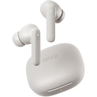 Auriculares QCY T43 inalámbricos Bluetooth con Cancelación de Ruido, 35h batería y IPX4 blancos Auriculares QCY T43 inalámbricos Bluetooth con Cancelación de Ruido, 35h batería y IPX4 blancos