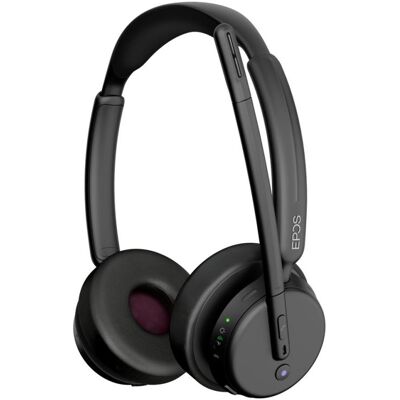 Auriculares EPOS Impact 500 MS UC inalámbricos Bluetooth con Cancelación de Ruido, micrófono y USB-C, negros Auriculares EPOS Impact 500 MS UC inalámbricos Bluetooth con Cancelación de Ruido, micrófono y USB-C, negros