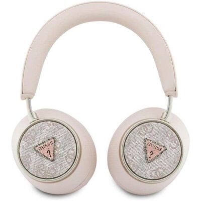 Auriculares Guess 4G Triangle Logo inalámbricos Bluetooth 5.4 con Cancelación de Ruido Rosa Auriculares Guess 4G Triangle Logo inalámbricos Bluetooth 5.4 con Cancelación de Ruido Rosa