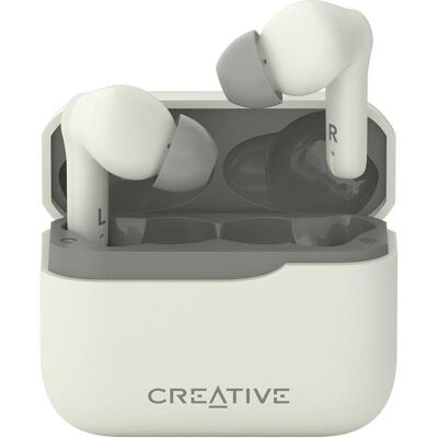 Auriculares Creative Zen Air Plus inalámbricos Bluetooth con cancelación de ruido crema Auriculares Creative Zen Air Plus inalámbricos Bluetooth con cancelación de ruido crema