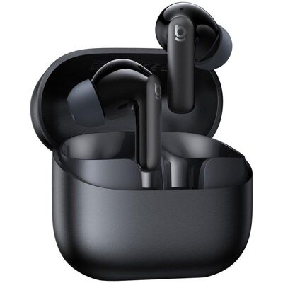 Auriculares Baseus Bass BP1 NC inalámbricos Bluetooth con Cancelación de Ruido, Micrófono IA y resistencia IP55, negros Auriculares Baseus Bass BP1 NC inalámbricos Bluetooth con Cancelación de Ruido, Micrófono IA y resistencia IP55, negros