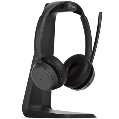 Auriculares EPOS Impact 1000 inalámbricos Bluetooth con cancelación activa de ruido, micrófono y base de carga, negros Auriculares EPOS Impact 1000 inalámbricos Bluetooth con cancelación activa de ruido, micrófono y base de carga, negros