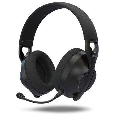 Auriculares Krom Phase inalámbricos Bluetooth 5.3 Gaming con micrófono negro Auriculares Krom Phase inalámbricos Bluetooth 5.3 Gaming con micrófono negro
