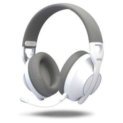 Auriculares Krom Phase inalámbricos Bluetooth 5.3 con micrófono omnidireccional blancos Auriculares Krom Phase inalámbricos Bluetooth 5.3 con micrófono omnidireccional blancos