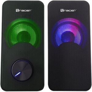 Altavoces Tracer Loop 2 vías Alámbricos 6W con USB y control rotativo Altavoces Tracer Loop 2 vías Alámbricos 6W con USB y control rotativo
