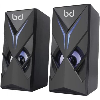 Altavoz Gaming BIWOND Speak Blue - 3W, USB, Negro Altavoz Gaming BIWOND Speak Blue - 3W, USB, Negro