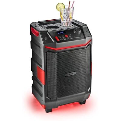 Altavoces NGS Portátiles Inalámbricos Bluetooth 300W IPX6 con luces LED y trolley Altavoces NGS Portátiles Inalámbricos Bluetooth 300W IPX6 con luces LED y trolley