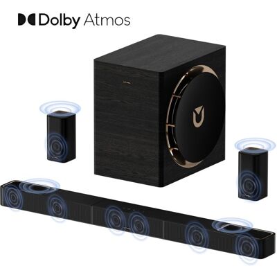 Ultimea Barra de Sonido 7.1.4ch Dolby Atmos, Skywave Series 980W Subwoofer 10" eARC Ultimea Barra de Sonido 7.1.4ch Dolby Atmos, Skywave Series 980W Subwoofer 10" eARC