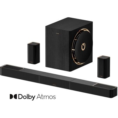 Ultimea Barra de Sonido 7.1.4ch Dolby Atmos, Skywave Series 840W Subwoofer 8" para TV Ultimea Barra de Sonido 7.1.4ch Dolby Atmos, Skywave Series 840W Subwoofer 8" para TV