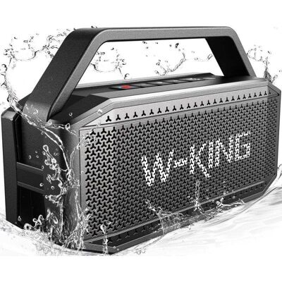 Altavoces W-King Bluetooth Portátil 60W RMS IPX6 con Graves Profundos y Llamadas Manos Libres Altavoces W-King Bluetooth Portátil 60W RMS IPX6 con Graves Profundos y Llamadas Manos Libres