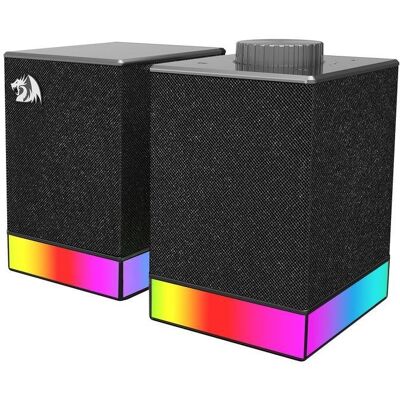 Altavoces Redragon Bluetooth 2.0 10W con iluminación RGB y control táctil Altavoces Redragon Bluetooth 2.0 10W con iluminación RGB y control táctil