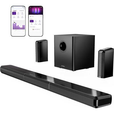 Barra de Sonido Ultimea Apollo S90 9.1 Surround 470W Bluetooth HDMI eARC Dolby Atmos Barra de Sonido Ultimea Apollo S90 9.1 Surround 470W Bluetooth HDMI eARC Dolby Atmos