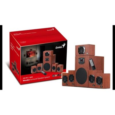 Genius SW-HF5.1 4600 II Madera - 5.1, 125W Altavoces Genius SW-HF5.1 4600 II Madera - 5.1, 125W Altavoces