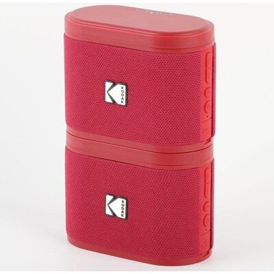 Altavoces Kodak Soundbrix Bluetooth 5 W RMS con carga Type-C y docking magnético, diseño apilable Altavoces Kodak Soundbrix Bluetooth 5 W RMS con carga Type-C y docking magnético, diseño apilable