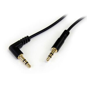 Startech Cable Audio Estéreo 3,5mm Acodado con Ángulo Recto Macho/Macho 30cm