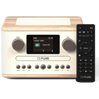 Radio Pure Classic C-D4 Blanco/Roble Bluetooth 15 W FM DAB+ CD USB AUX Pantalla 2.4" Radio Pure Classic C-D4 Blanco/Roble Bluetooth 15 W FM DAB+ CD USB AUX Pantalla 2.4"