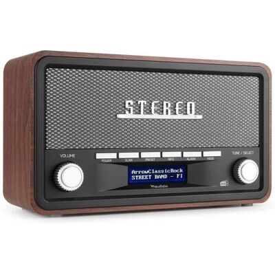 Radio Audizio Foggia 50W RMS Bluetooth 5.0 DAB+ FM Portátil Alarma Radio Audizio Foggia 50W RMS Bluetooth 5.0 DAB+ FM Portátil Alarma