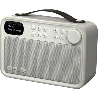 Radio Portátil Pure Bloom DAB+/FM Bluetooth 5.4 10W 1.47" Blanco Radio Portátil Pure Bloom DAB+/FM Bluetooth 5.4 10W 1.47" Blanco