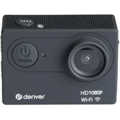 Denver Cámara de acción Full HD WiFi 60fps, 5MP CMOS, LCD 2", IPX8 impermeable, MicroSD hasta 32GB Denver Cámara de acción Full HD WiFi 60fps, 5MP CMOS, LCD 2", IPX8 impermeable, MicroSD hasta 32GB