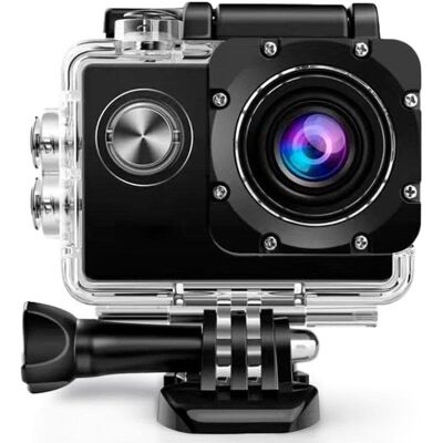 Cámara Deportiva Prixton DV609 Full HD WiFi Sumergible 12 Accesorios UltraWide Cámara Deportiva Prixton DV609 Full HD WiFi Sumergible 12 Accesorios UltraWide