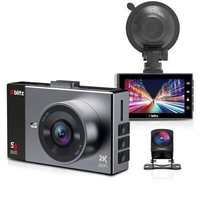 Cámara Para Salpicadero Xblitz Full Hd Con Cámara Trasera S9 Duo Cámara Para Salpicadero Xblitz Full Hd Con Cámara Trasera S9 Duo